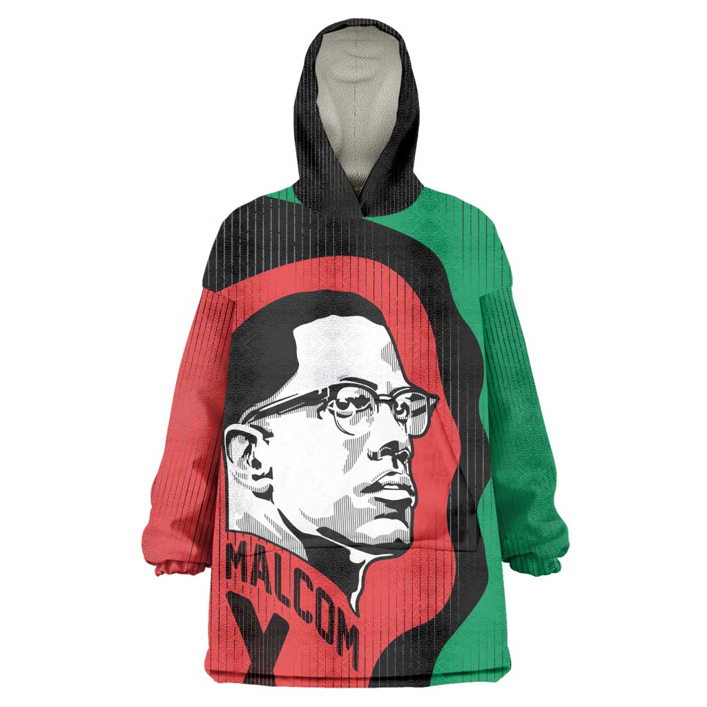 Malcolm X Kid Wearable Blanket Hoodie Truth Is on the Side of the Oppressed Quote Civil Rights Tribute - Wonder Print Shop