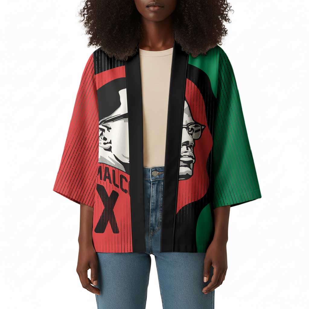 Malcolm X Kimono Truth Is on the Side of the Oppressed Quote Civil Rights Tribute - Wonder Print Shop