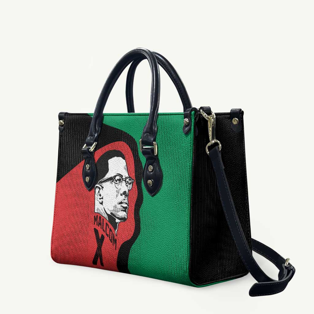 Malcolm X Leather Bag Truth Is on the Side of the Oppressed Quote Civil Rights Tribute - Wonder Print Shop