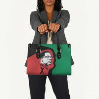 Malcolm X Leather Bag Truth Is on the Side of the Oppressed Quote Civil Rights Tribute - Wonder Print Shop
