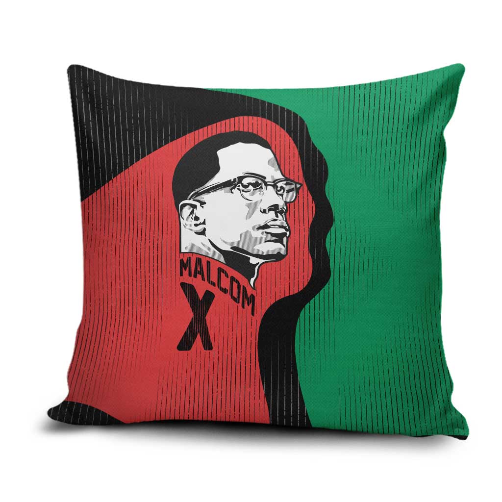 Malcolm X Pillow Cover Truth Is on the Side of the Oppressed Quote Civil Rights Tribute - Wonder Print Shop
