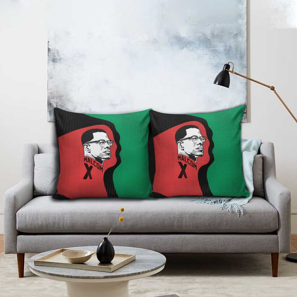 Malcolm X Pillow Cover Truth Is on the Side of the Oppressed Quote Civil Rights Tribute - Wonder Print Shop