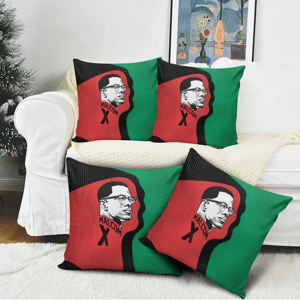 Malcolm X Pillow Cover Truth Is on the Side of the Oppressed Quote Civil Rights Tribute - Wonder Print Shop