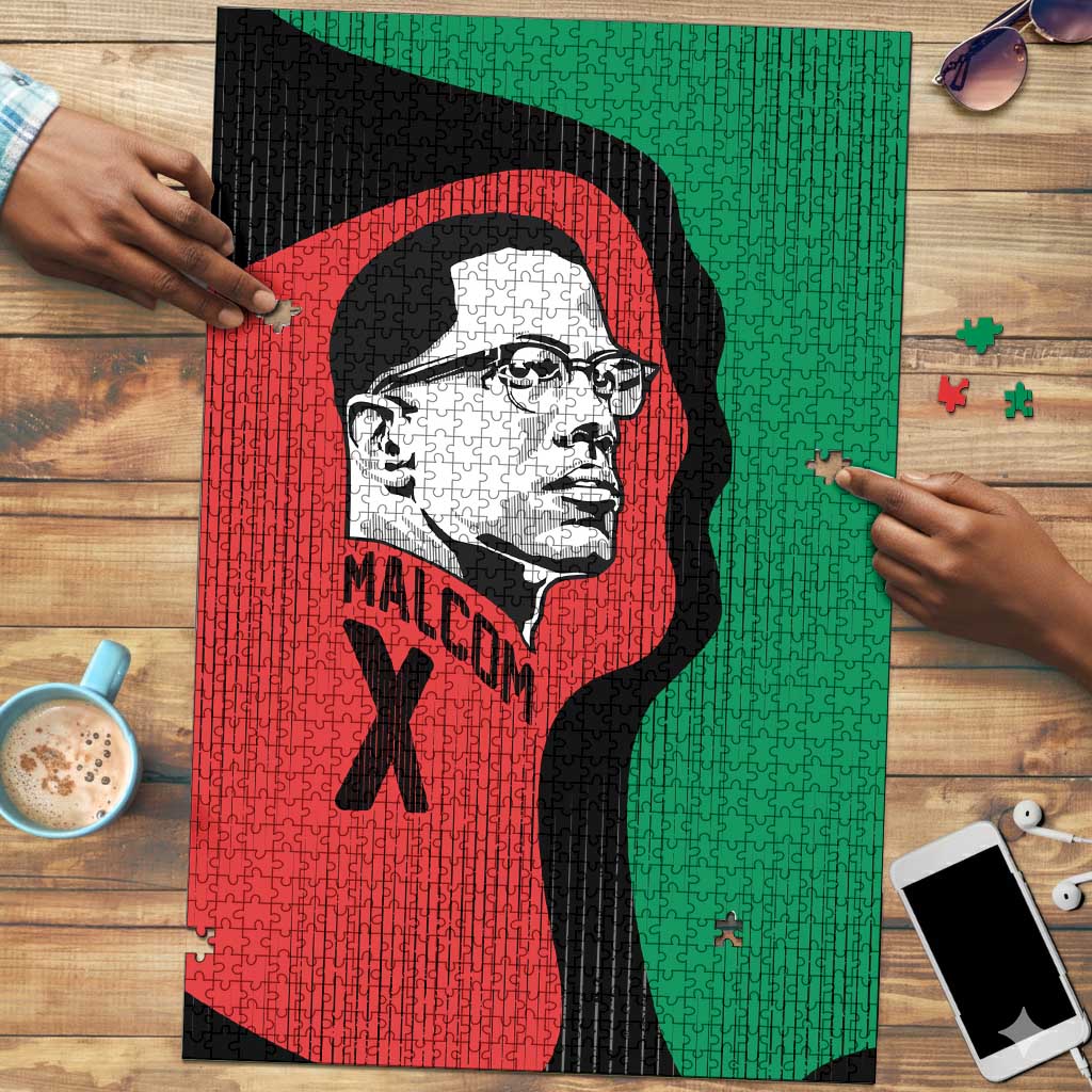 Malcolm X Puzzle Truth Is on the Side of the Oppressed Quote Civil Rights Tribute - Wonder Print Shop