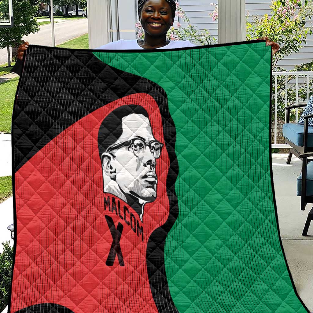 Malcolm X Quilt Truth Is on the Side of the Oppressed Quote Civil Rights Tribute - Wonder Print Shop