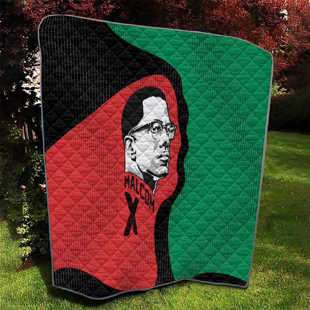 Malcolm X Quilt Truth Is on the Side of the Oppressed Quote Civil Rights Tribute - Wonder Print Shop