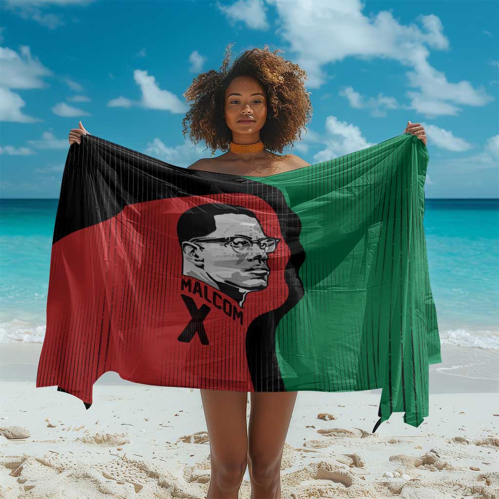 Malcolm X Sarong Truth Is on the Side of the Oppressed Quote Civil Rights Tribute - Wonder Print Shop