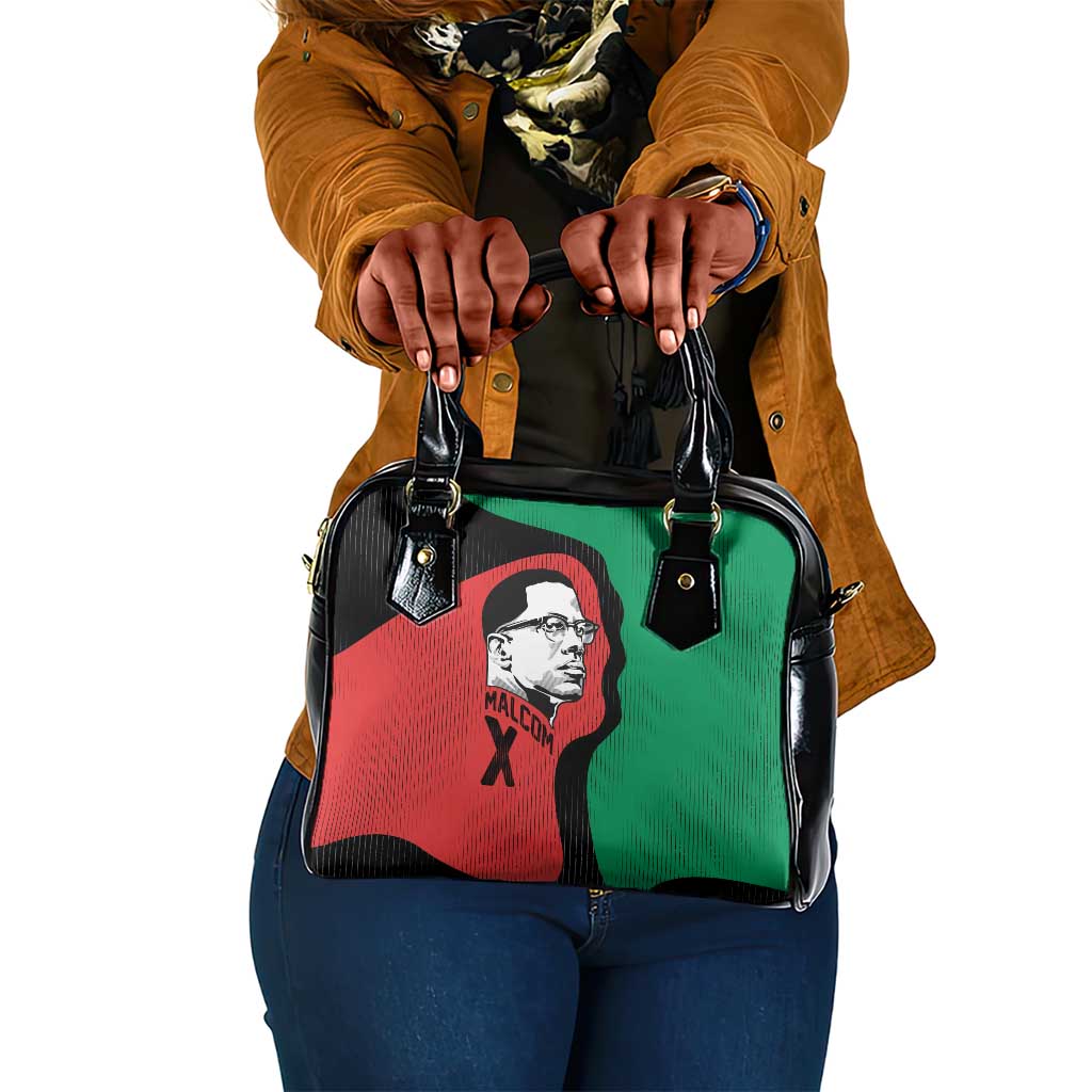 Malcolm X Shoulder Handbag Truth Is on the Side of the Oppressed Quote Civil Rights Tribute - Wonder Print Shop