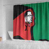 Malcolm X Shower Curtain Truth Is on the Side of the Oppressed Quote Civil Rights Tribute - Wonder Print Shop
