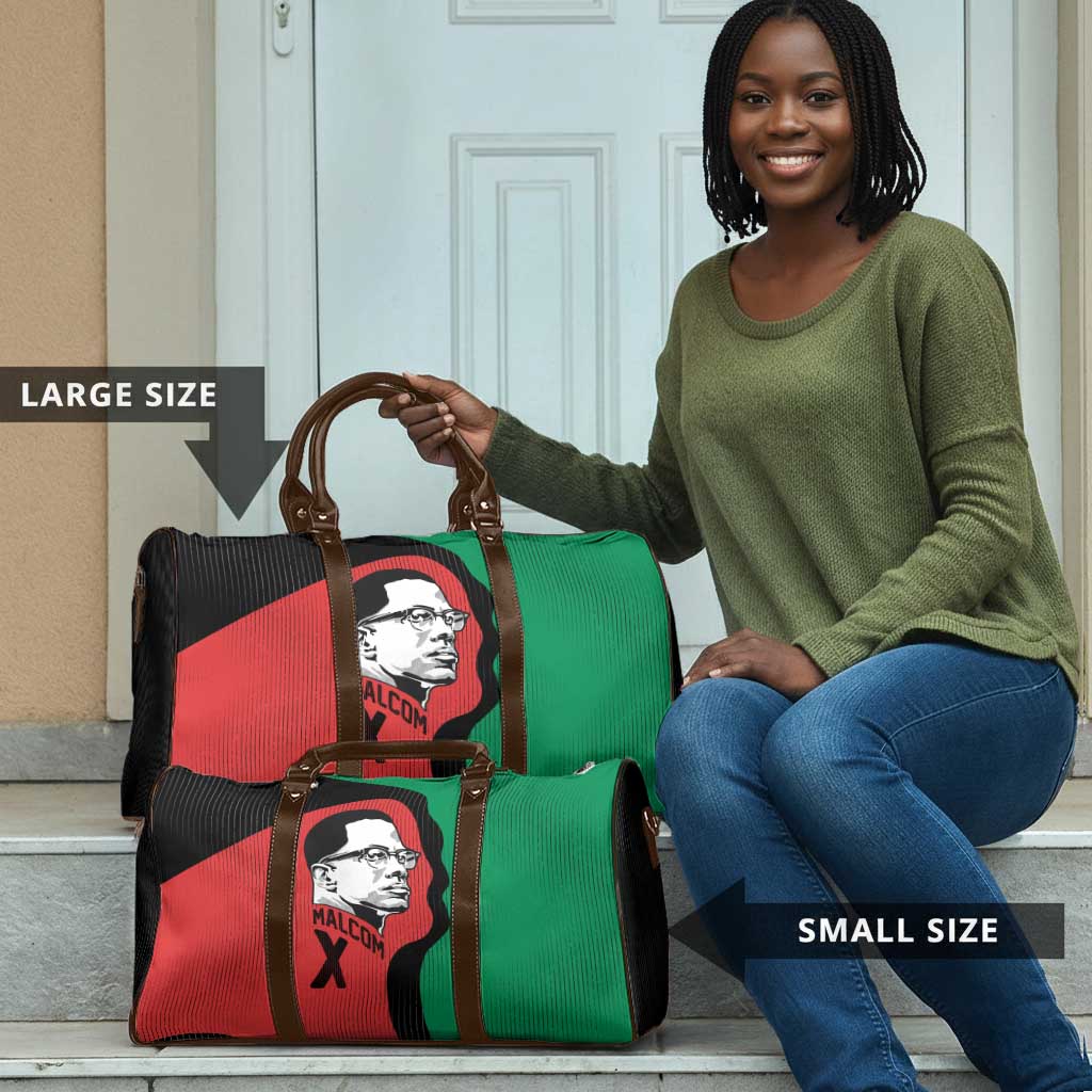Malcolm X Travel Bag Truth Is on the Side of the Oppressed Quote Civil Rights Tribute - Wonder Print Shop