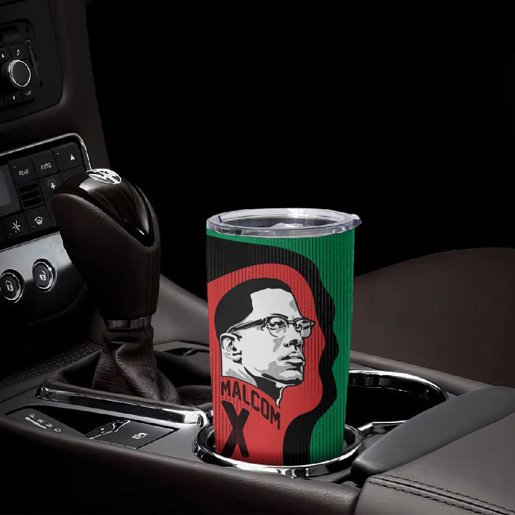 Malcolm X Tumbler Cup Truth Is on the Side of the Oppressed Quote Civil Rights Tribute - Wonder Print Shop
