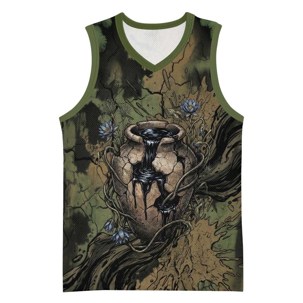 Hapi Egyptian Basketball Jersey Bringer of Kemet Nature Spirit Flowing Water and Earth Harmony