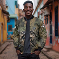 Hapi Egyptian Bomber Jacket Bringer of Kemet Nature Spirit Flowing Water and Earth Harmony