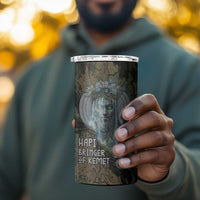 Hapi Egyptian 4 in 1 Can Cooler Tumbler Bringer of Kemet Nature Spirit Flowing Water and Earth Harmony