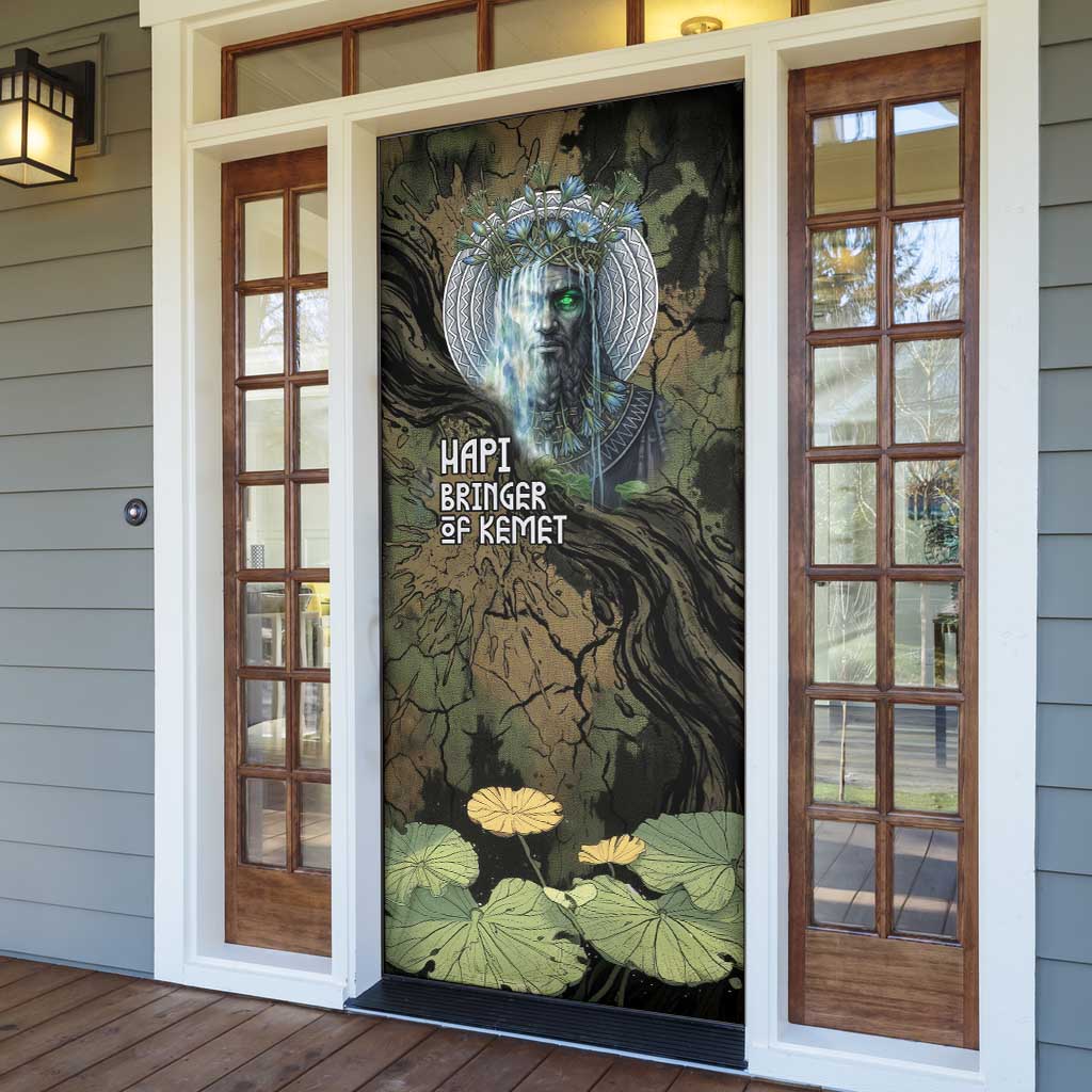 Hapi Egyptian Door Cover Bringer of Kemet Nature Spirit Flowing Water and Earth Harmony
