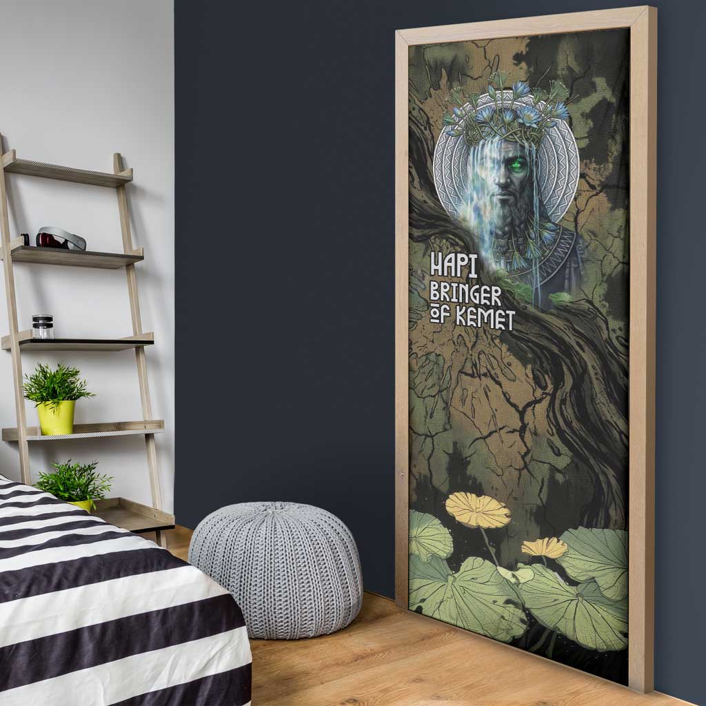 Hapi Egyptian Door Cover Bringer of Kemet Nature Spirit Flowing Water and Earth Harmony