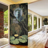 Hapi Egyptian Door Cover Bringer of Kemet Nature Spirit Flowing Water and Earth Harmony