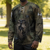 Hapi Egyptian Hockey Jersey Bringer of Kemet Nature Spirit Flowing Water and Earth Harmony