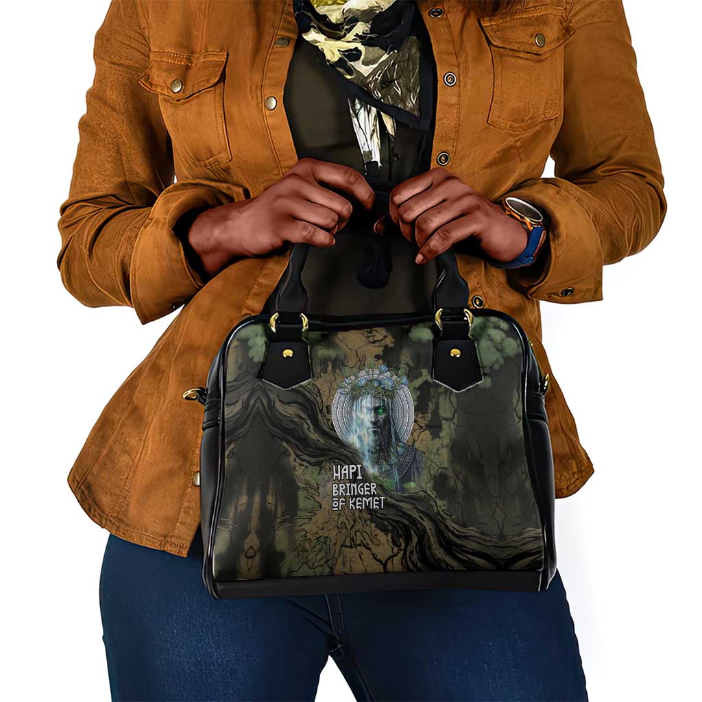 Hapi Egyptian Shoulder Handbag Bringer of Kemet Nature Spirit Flowing Water and Earth Harmony