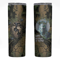 Hapi Egyptian Skinny Tumbler Bringer of Kemet Nature Spirit Flowing Water and Earth Harmony