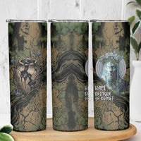 Hapi Egyptian Skinny Tumbler Bringer of Kemet Nature Spirit Flowing Water and Earth Harmony