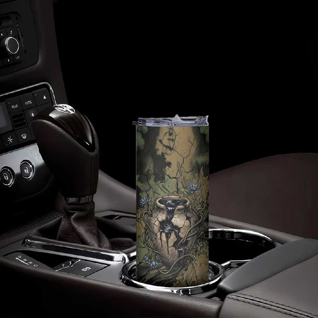 Hapi Egyptian Skinny Tumbler Bringer of Kemet Nature Spirit Flowing Water and Earth Harmony