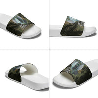Hapi Egyptian Slide Sandals Bringer of Kemet Nature Spirit Flowing Water and Earth Harmony