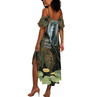 Hapi Egyptian Summer Maxi Dress Bringer of Kemet Nature Spirit Flowing Water and Earth Harmony