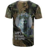 Hapi Egyptian T shirt Bringer of Kemet Nature Spirit Flowing Water and Earth Harmony