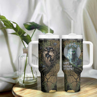 Hapi Egyptian Tumbler With Handle Bringer of Kemet Nature Spirit Flowing Water and Earth Harmony