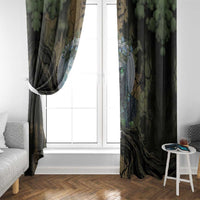 Hapi Egyptian Window Curtain Bringer of Kemet Nature Spirit Flowing Water and Earth Harmony