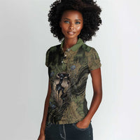 Hapi Egyptian Women Polo Shirt Bringer of Kemet Nature Spirit Flowing Water and Earth Harmony