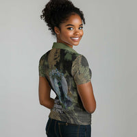 Hapi Egyptian Women Polo Shirt Bringer of Kemet Nature Spirit Flowing Water and Earth Harmony