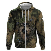 Hapi Egyptian Zip Hoodie Bringer of Kemet Nature Spirit Flowing Water and Earth Harmony