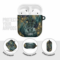 Egyptian Hapi AirPods Case God of the Nile Ankh Symbol Lotus Flowers and Sacred River Energy