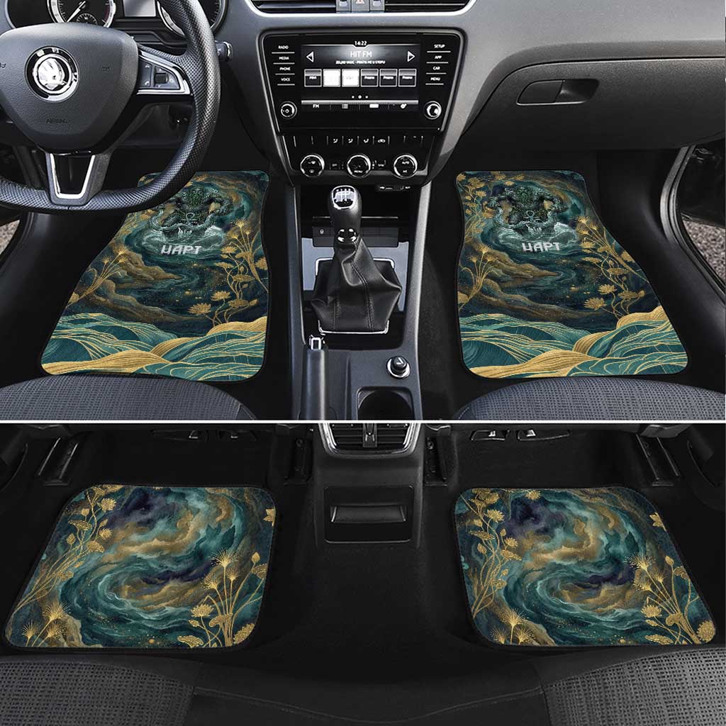 Egyptian Hapi Car Mats God of the Nile Ankh Symbol Lotus Flowers and Sacred River Energy