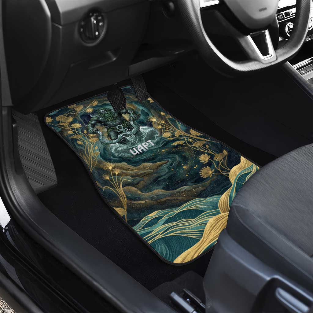 Egyptian Hapi Car Mats God of the Nile Ankh Symbol Lotus Flowers and Sacred River Energy