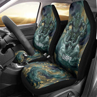 Egyptian Hapi Car Seat Cover God of the Nile Ankh Symbol Lotus Flowers and Sacred River Energy