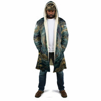 Egyptian Hapi Cloak God of the Nile Ankh Symbol Lotus Flowers and Sacred River Energy