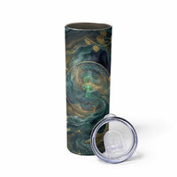 Egyptian Hapi Skinny Tumbler God of the Nile Ankh Symbol Lotus Flowers and Sacred River Energy