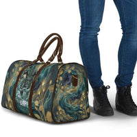 Egyptian Hapi Travel Bag God of the Nile Ankh Symbol Lotus Flowers and Sacred River Energy