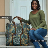 Egyptian Hapi Travel Bag God of the Nile Ankh Symbol Lotus Flowers and Sacred River Energy