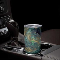 Egyptian Hapi Tumbler Cup God of the Nile Ankh Symbol Lotus Flowers and Sacred River Energy