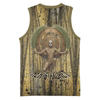 Heh and Hauhet Egyptian Basketball Jersey Timeless Gods Design Infinity Serpent and Divine Balance Ancient