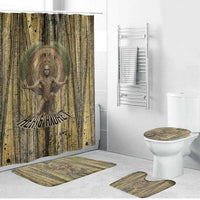 Heh and Hauhet Egyptian Bathroom Set Timeless Gods Design Infinity Serpent and Divine Balance Ancient