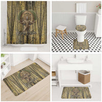 Heh and Hauhet Egyptian Bathroom Set Timeless Gods Design Infinity Serpent and Divine Balance Ancient