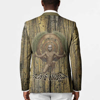 Heh and Hauhet Egyptian Blazer Timeless Gods Design Infinity Serpent and Divine Balance Ancient