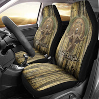 Heh and Hauhet Egyptian Car Seat Cover Timeless Gods Design Infinity Serpent and Divine Balance Ancient