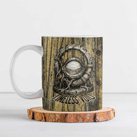 Heh and Hauhet Egyptian Ceramic Mug Timeless Gods Design Infinity Serpent and Divine Balance Ancient