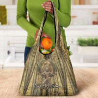 Heh and Hauhet Egyptian Grocery Bag Timeless Gods Design Infinity Serpent and Divine Balance Ancient